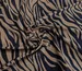 Шелк Армани зебра, черный на бежевом - фото 1 - интернет-магазин tkani-atlas.com.ua