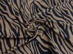 Шовк Армані зебра, чорний на бежевому - інтернет-магазин tkani-atlas.com.ua