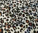Шелк Армани гепард, черный на кремовом - фото 1 - интернет-магазин tkani-atlas.com.ua