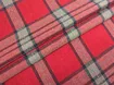 Котон сорочковий клітина 170 мм, червоний з фісташковим (відріз 2,1 м) - інтернет-магазин tkani-atlas.com.ua