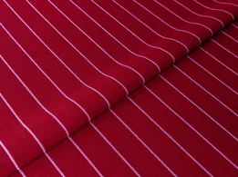 Трикотаж полоска Оскар, красный (отрез 1,2 м) - интернет-магазин tkani-atlas.com.ua