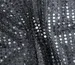 Копійка, срібло на чорному (відріз 1,9 м) - фото 4 - інтернет-магазин tkani-atlas.com.ua