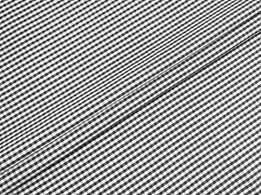 Котон сорочковий клітинка 4 мм, чорний - інтернет-магазин tkani-atlas.com.ua