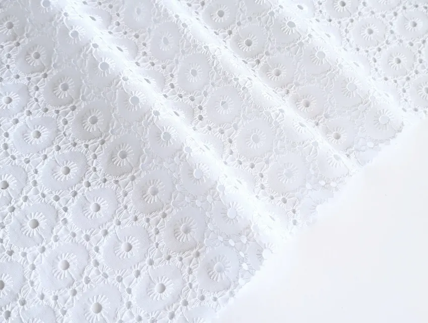 Прошва фаберже, білий - фото 1 - інтернет-магазин tkani-atlas.com.ua