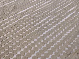 Сетка копейка кожа, бежевый (отрез 2 м) - интернет-магазин tkani-atlas.com.ua