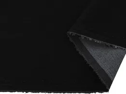 Джинс стрейч плотный, черный (отрез 2,5 м) - интернет-магазин tkani-atlas.com.ua