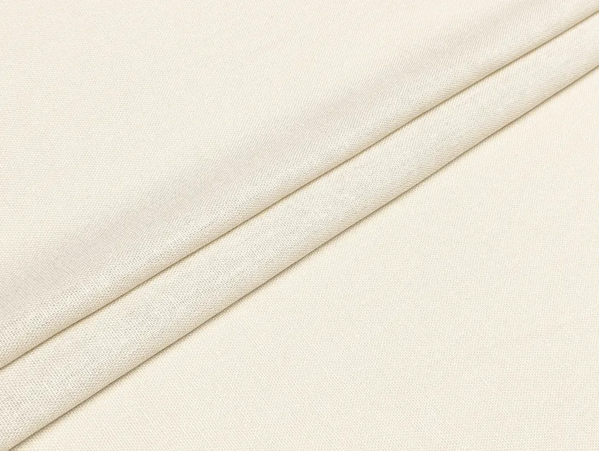 Льон віскоза 30/70, ванільний - фото 1 - інтернет-магазин tkani-atlas.com.ua