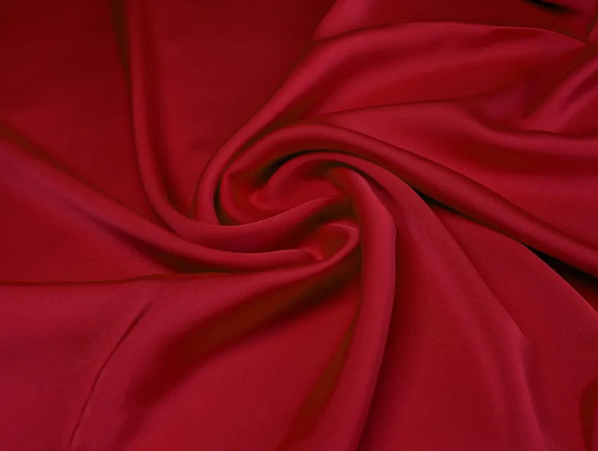 Армані Париж (Атлас двосторонній), червоний - фото 1 - інтернет-магазин tkani-atlas.com.ua