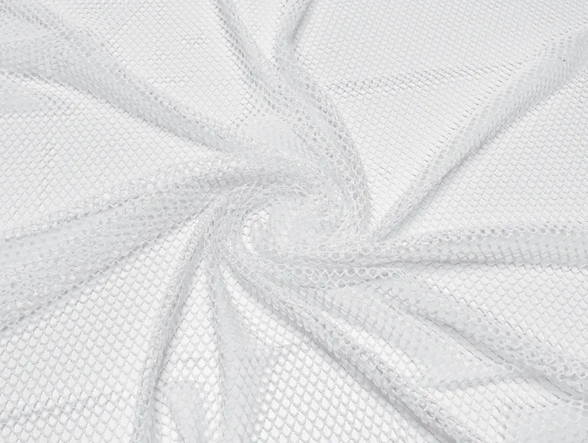 Сетка спорт ячейки 4мм, белый (отрез 2 м) - фото 1 - интернет-магазин tkani-atlas.com.ua