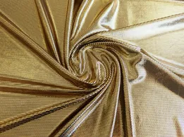 Трикотаж масло нарядное лазер, золото на черном (отрез 0,6 м) - интернет-магазин tkani-atlas.com.ua