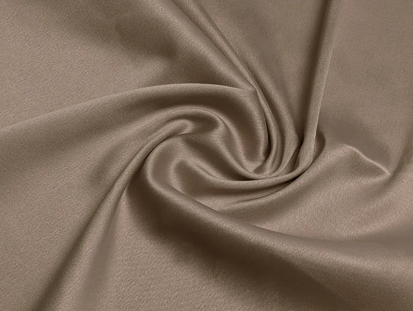 Атлас манго, капучино (отрез 2 м) - фото 1 - интернет-магазин tkani-atlas.com.ua