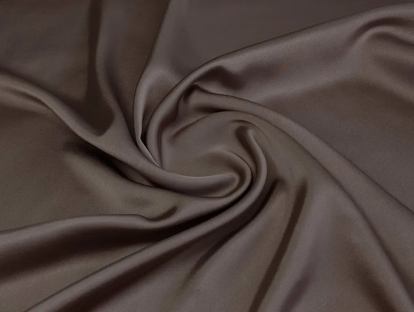 Армани Париж (Атлас двухсторонний), кофе с молоком (отрез 1,3 м) - фото 1 - интернет-магазин tkani-atlas.com.ua