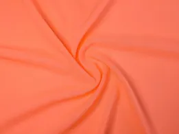 Шифон креп, оранжевый неоновый (отрез 2,4 м) - интернет-магазин tkani-atlas.com.ua