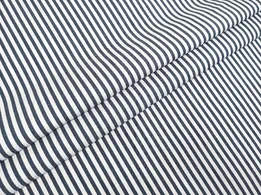 Джинс тенсел полоска 5 мм, темно-синий (отрез 2,6 м) - интернет-магазин tkani-atlas.com.ua