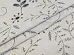 Лен вискоза вышивка цветочки на веточке, бежевый - интернет-магазин tkani-atlas.com.ua
