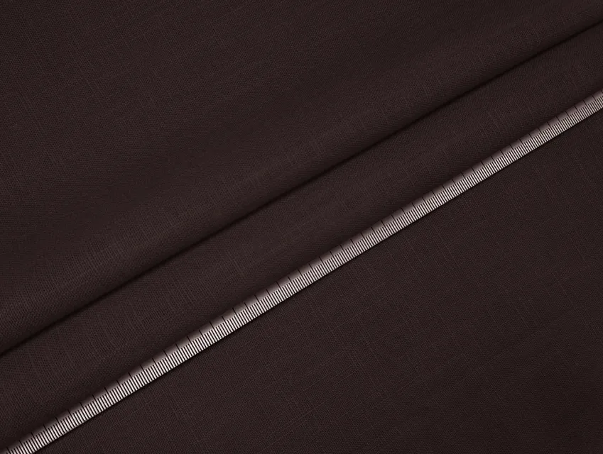 Лен Рами, горький шоколад - фото 1 - интернет-магазин tkani-atlas.com.ua