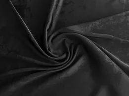 Костюмна Бель жакард гілочки, чорний (відріз 0,4 м) - інтернет-магазин tkani-atlas.com.ua