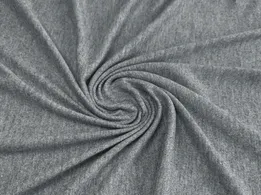 Трикотаж вискоза рубчик меланжевый, серый (отрез 1,7 м) - интернет-магазин tkani-atlas.com.ua