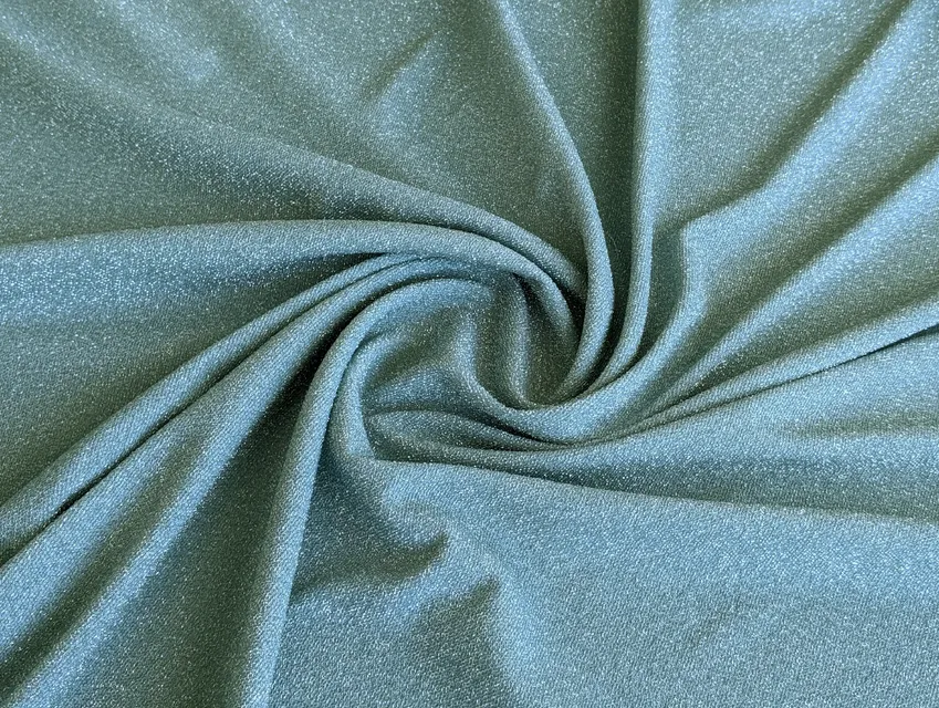 Люрекс на трикотаже, ментоловый (отрез 2,3 м) - фото 1 - интернет-магазин tkani-atlas.com.ua