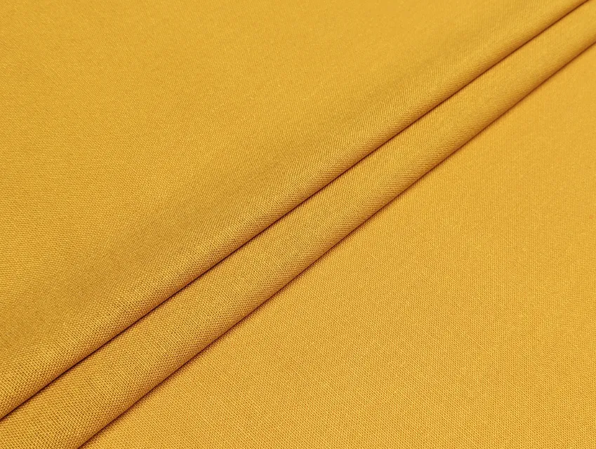 Лен вискоза 30/70, горчица (отрез 1,6 м) - фото 1 - интернет-магазин tkani-atlas.com.ua