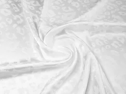 Костюмна Бель жакард леопард, молочний - інтернет-магазин tkani-atlas.com.ua