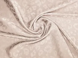 Костюмная Бель жаккард леопард, персиково-бежевый - интернет-магазин tkani-atlas.com.ua