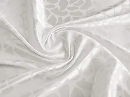 Сатин жаккард пятна жирафа, молочный - интернет-магазин tkani-atlas.com.ua