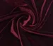 Оксамит стрейч Венеція, бордовий - фото 1 - інтернет-магазин tkani-atlas.com.ua