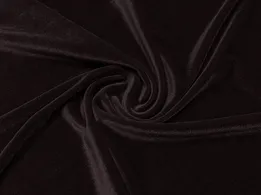 Оксамит стрейч Венеція, темно-коричневий - інтернет-магазин tkani-atlas.com.ua