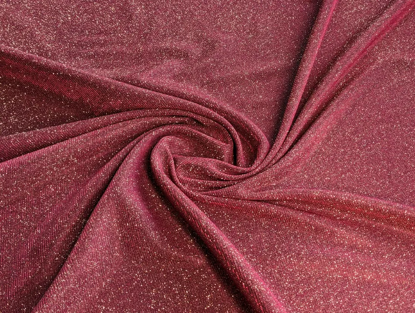 Трикотаж диско хамелеон, малиновий з золотом (відріз 2,5 м) - фото 1 - інтернет-магазин tkani-atlas.com.ua