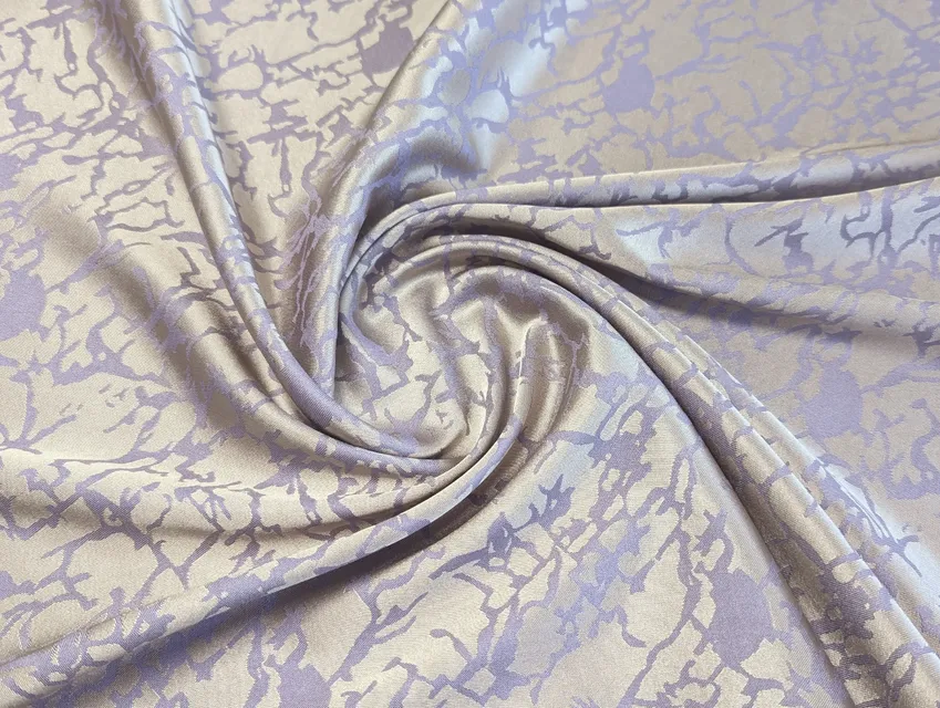 Двосторонній віскозний жаккард мармур, лаванда - фото 1 - інтернет-магазин tkani-atlas.com.ua