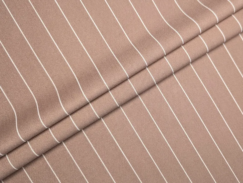 Костюмка тіар смужка 24 мм, темний бежевий - фото 1 - інтернет-магазин tkani-atlas.com.ua