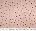 Шелк Армани горошки 4 мм, коричневый на пудренно-персиковом (отрез 0,8 м) - фото 4 - интернет-магазин tkani-atlas.com.ua
