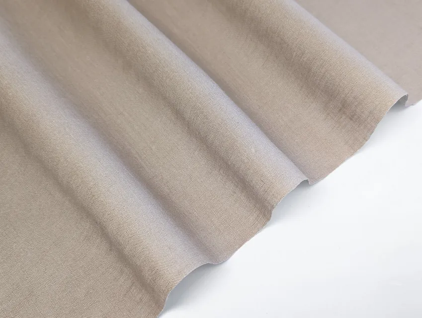 Лён 100%, бежевый камыш - фото 1 - интернет-магазин tkani-atlas.com.ua