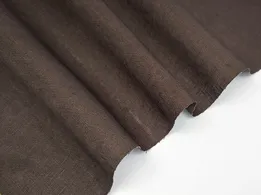 Льон натуральний, темно-коричневий - інтернет-магазин tkani-atlas.com.ua