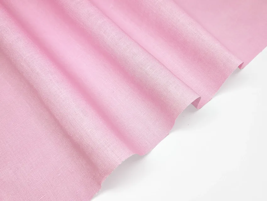 Льон 100%, рожевий - фото 1 - інтернет-магазин tkani-atlas.com.ua