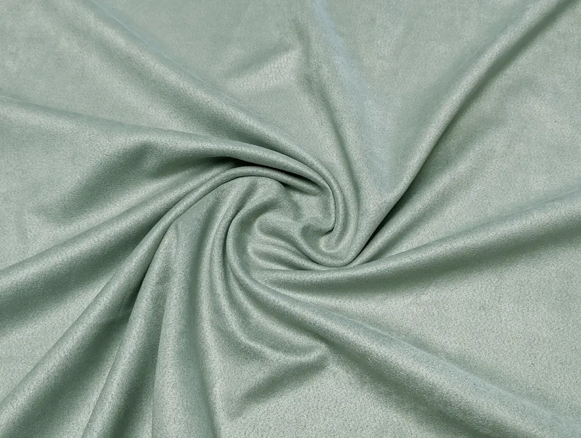 Замша стрейч, холодная мята (отрез 0,5 м) - фото 1 - интернет-магазин tkani-atlas.com.ua