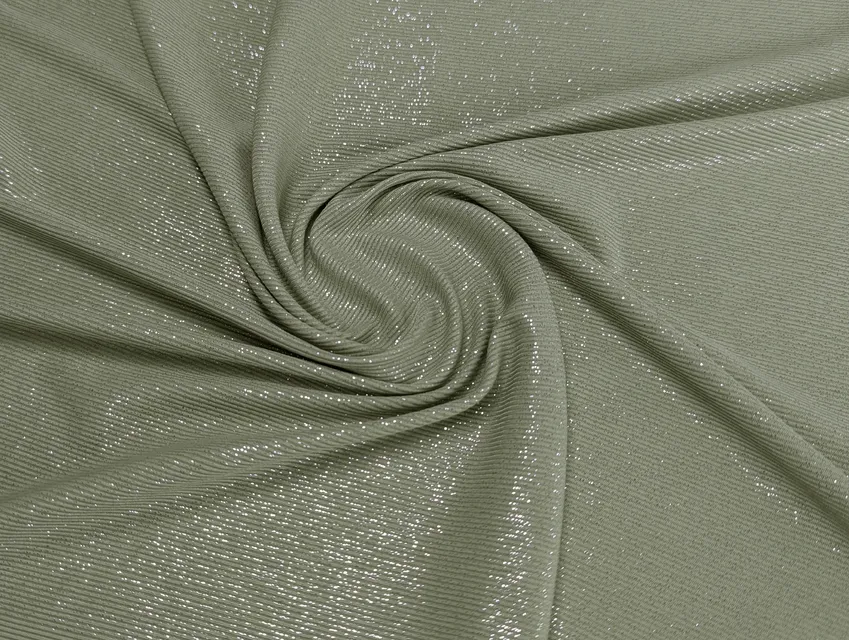 Трикотаж ликра мерцание, темная олива - фото 1 - интернет-магазин tkani-atlas.com.ua