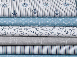 Набір тканин морський настрій